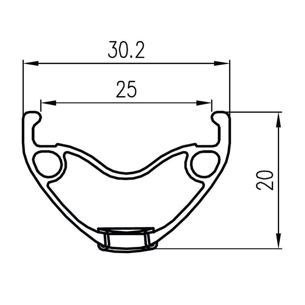 Обод 29" AlexRims MD-25 TR PV 36H Черный #1