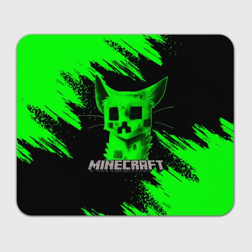 Minecraft Creeper cat Коврик для мыши #1