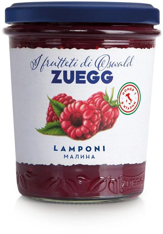 Джем Zuegg Малина конфитюр экстра, 320г #1