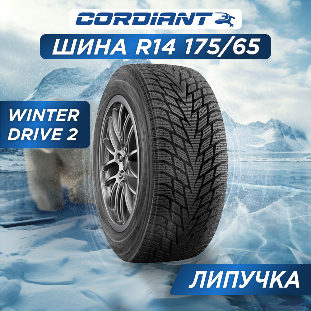 Cordiant Winter Drive 2 Шины  зимние 175/65  R14 86T Нешипованные #1