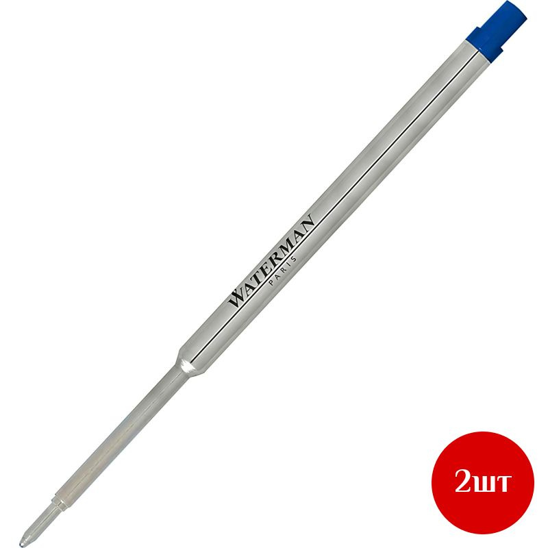 Стержень шариковый 112мм WATERMAN Standard Maxima тонк лин. син, 2 шт #1