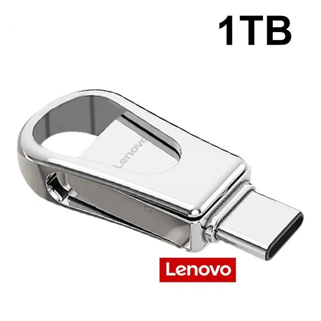 BS Union USB-флеш-накопитель Флеш-накопитель 2в1 1 ТБ, серебристый  #1