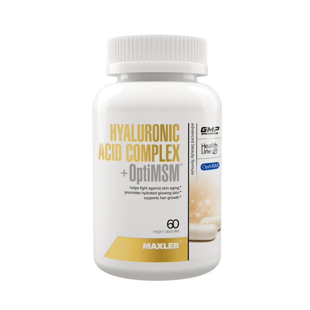 Гиалуроновая кислота капсулы Maxler Hyaluronic Acid Complex + OptiMSM, 60 шт.  #1