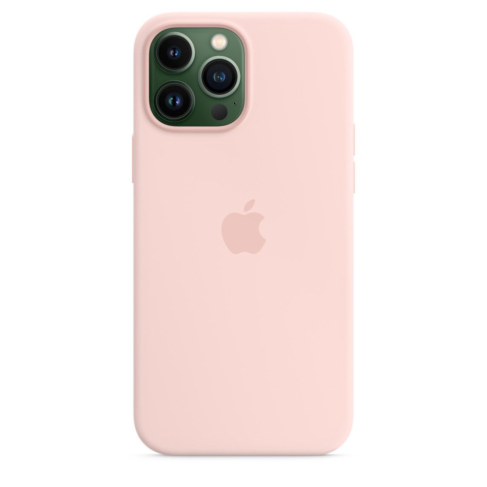 Чехол для Iphone 13 pro max, Mag safe, Silicon case, Pink #1