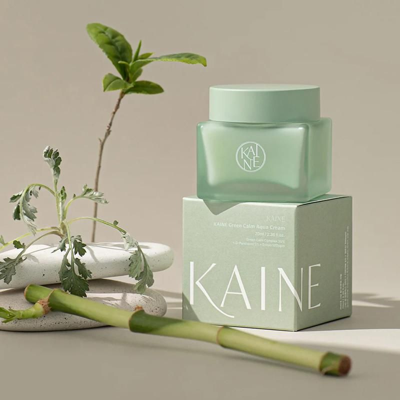 Восстанавливающий аква-крем для чувствительной кожи Kaine Green Calm Aqua Cream  #1