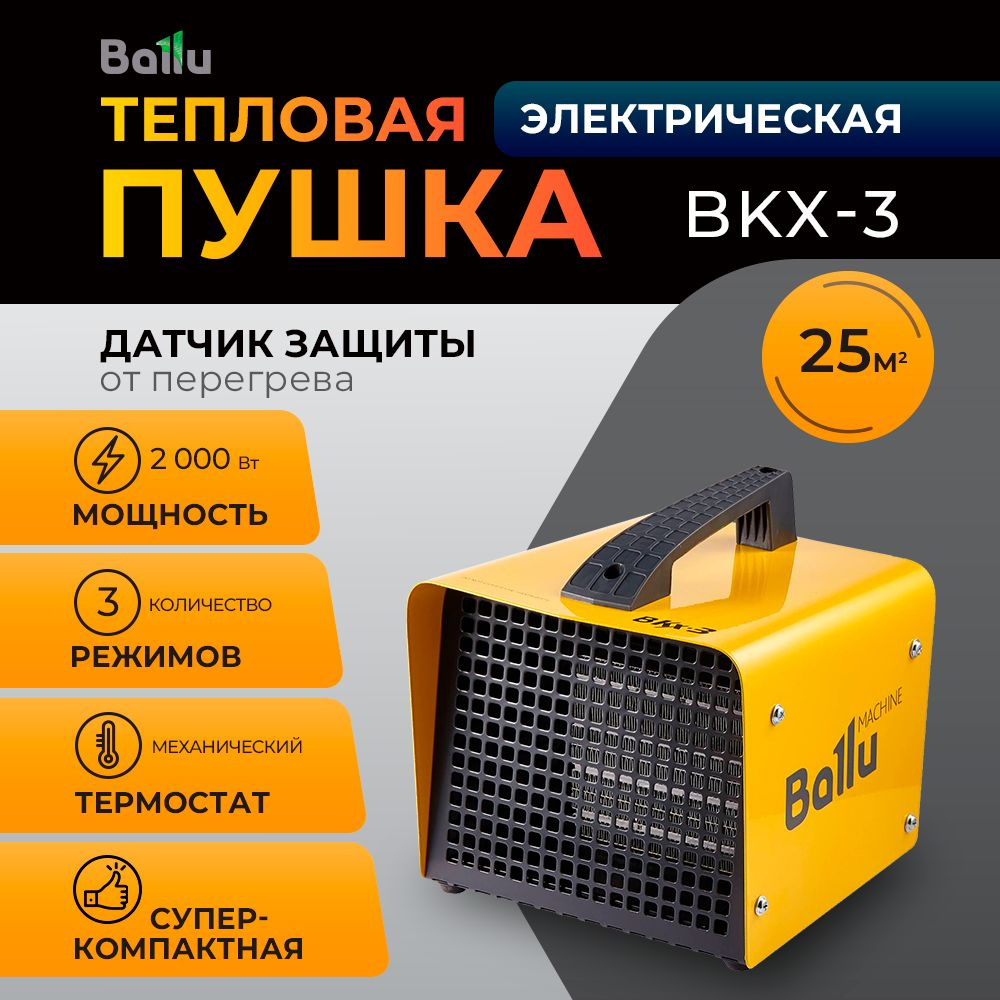 Тепловая пушка Ballu BKX-3 #1