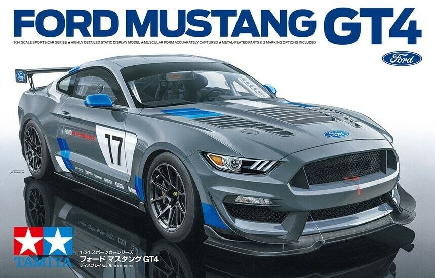 Сборная модель автомобиля Ford Mustang GT4 24354, масштаб 1/24 #1