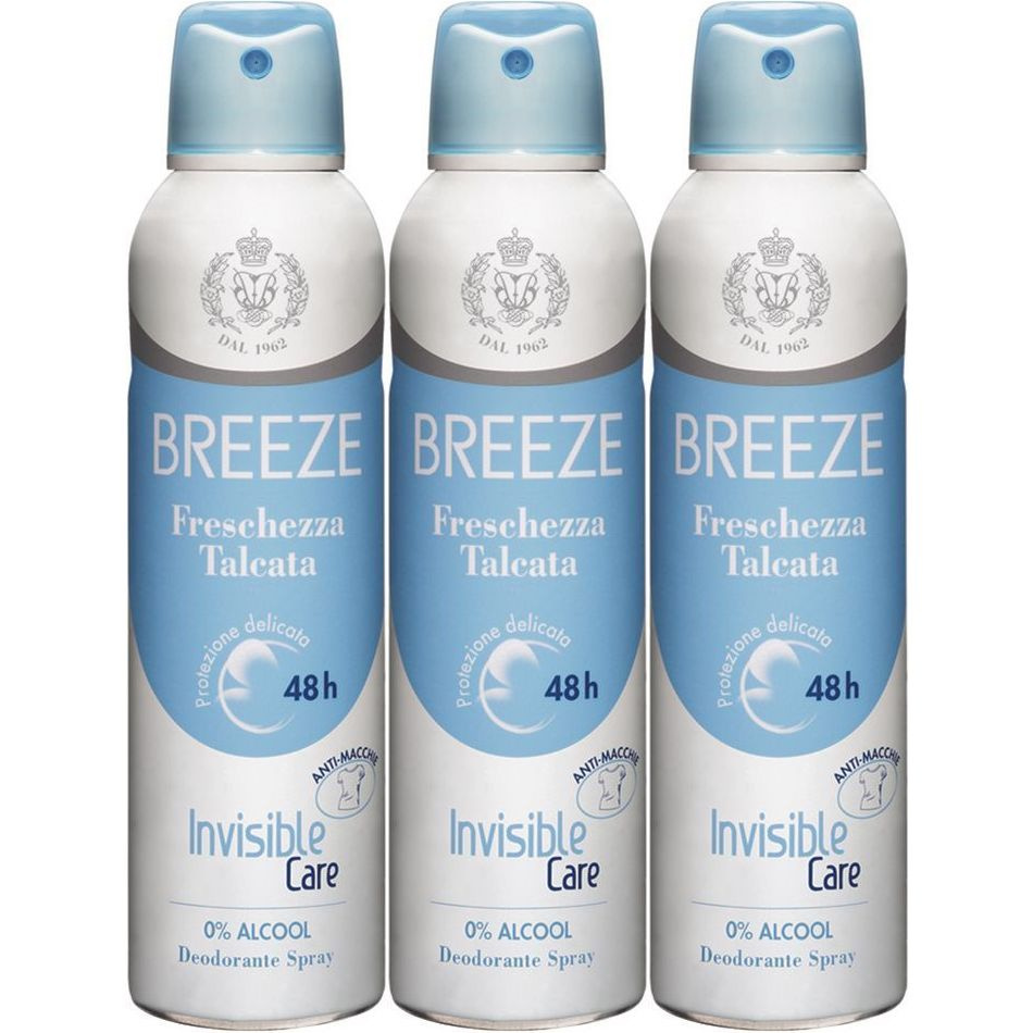 Дезодорант-спрей Breeze Freschezza Talcata женский 150 мл, набор: 3 штуки  #1