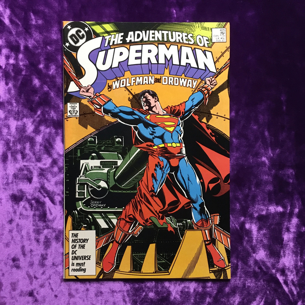 Adventures of Superman. Going the Gauntlet. Vol. 1 #425 FEB 1987. Оригинальный комикс на английском языке #1