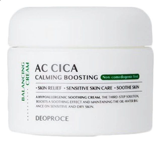 DEOPROCE Крем для лица, успокаивающий, AC CICA CALMING BOOSTING BALANCING CREAM, 50 гр  #1