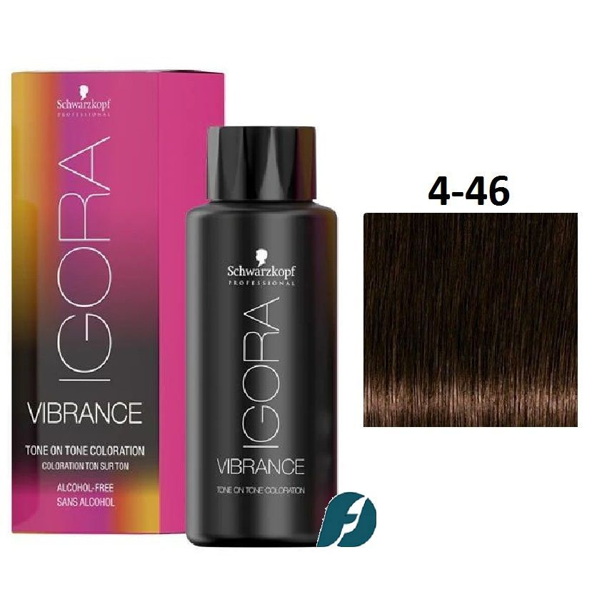 Schwarzkopf Professional Igora Vibrance 4-46 Краска для волос - Средний коричневый бежевый шоколадный, #1