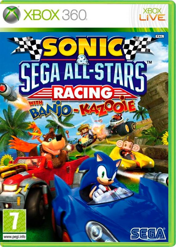 Игра Sonic & SEGA All-Stars Racing with Banjo Kazooie (XBox 360, Английская версия)  #1