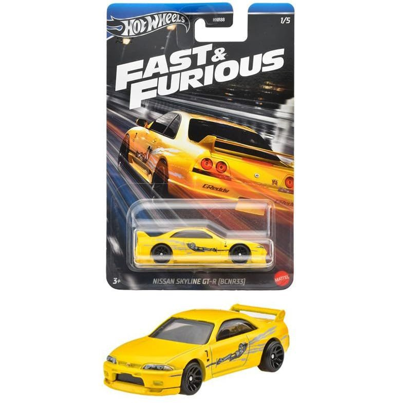 Машинка коллекционная Mattel Hot Wheels 2024 HNR88 Fast & Furious Nissan Skyline Gt-R(Bcnr33)  #1