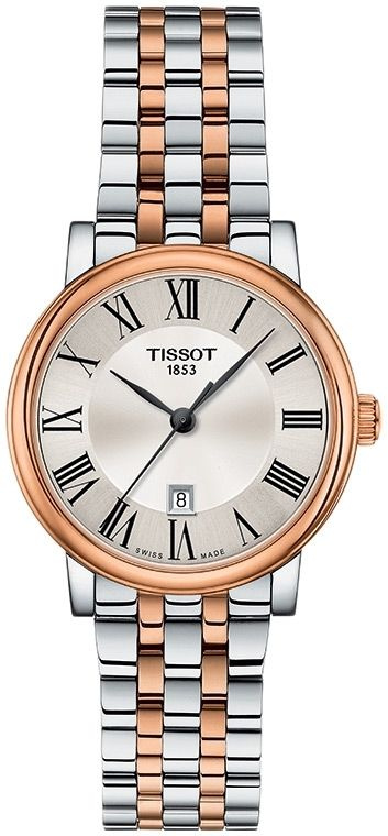 Tissot Часы наручные Кварцевые Швейцарские кварцевые часы Tissot Carson Premium Lady T122.210.22.033.01 #1