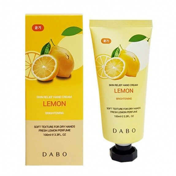 Dabo Крем для рук с экстрактом лимона Skin Relief Lemon Brightening Hand Cream  #1