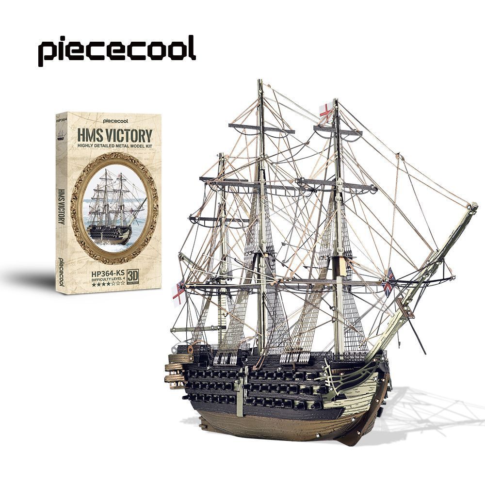 Конструктор 3д Металлический HMS VICTORY HP364-KS #1