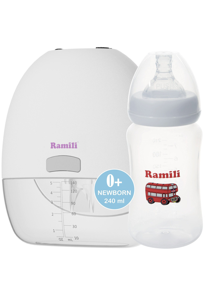 Двухфазный электрический молокоотсос Ramili SE150 с бутылочкой 240ML (SE150240ML)  #1