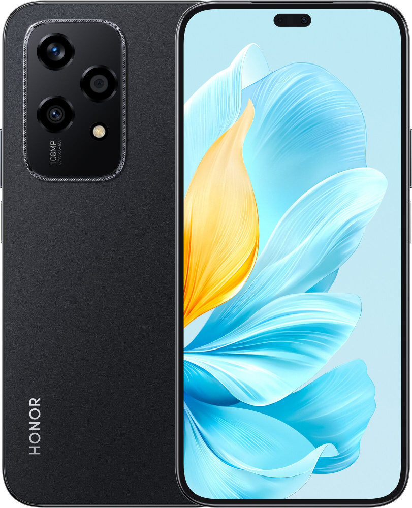 Honor Смартфон Смартфон HONOR 200 Lite 8/256 ГБ, черный #1