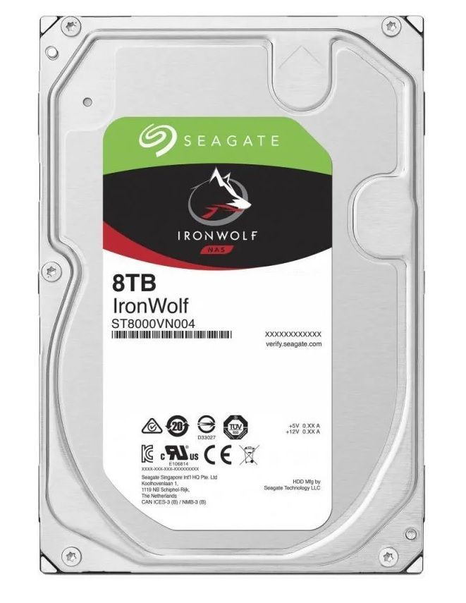 Seagate 8 ТБ Внутренний жесткий диск ST8000VN004 (ST8000VN004)  #1