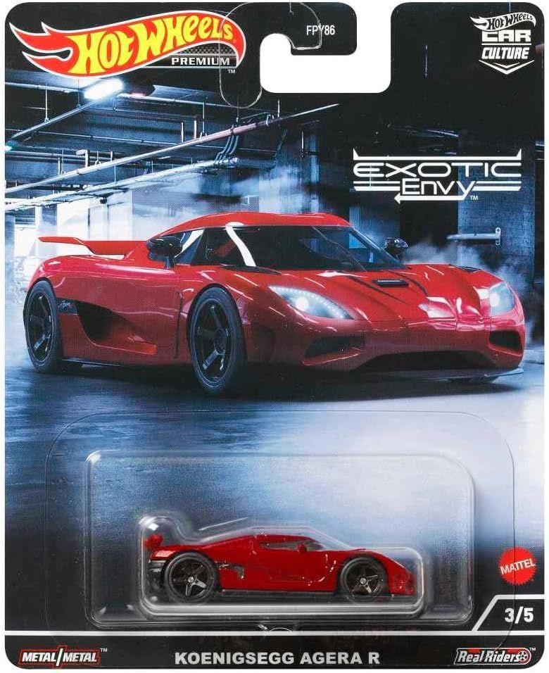 Коллекционная Premium машинка Hot Wheels Koenigsegg Agera R Candy Red (коллекция Car Culture 2022, серия #1