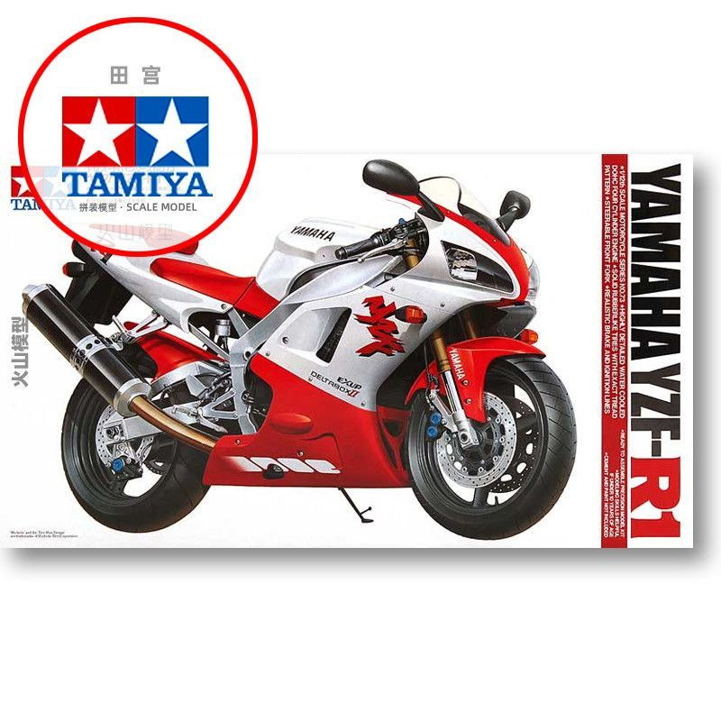 Сборная модель Машинка Tamiya-14073 1/12 Yamaha YZF-R1 Generation Motorcycle model kit  #1