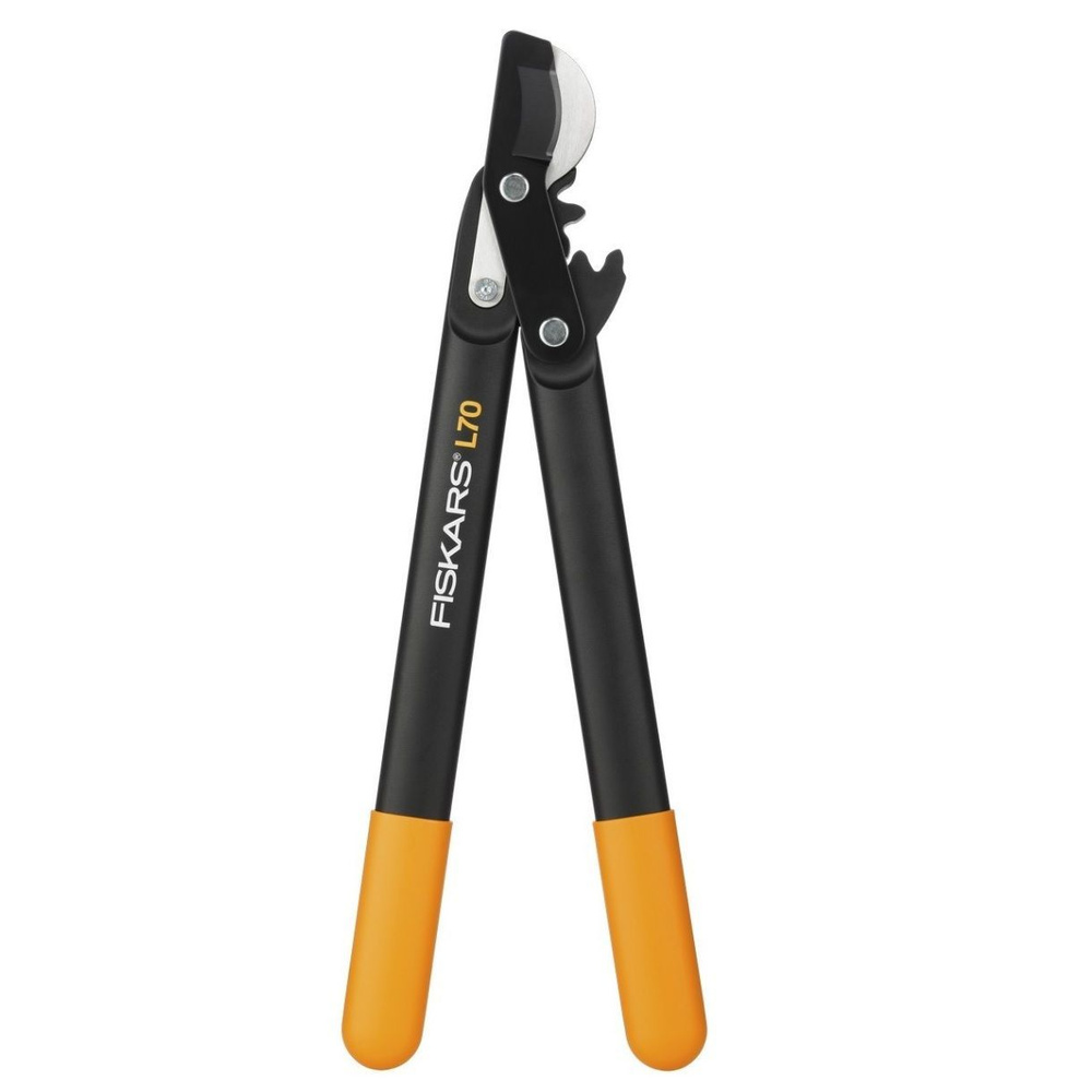 Малый плоскостной сучкорез с загнутыми лезвиями Fiskars L70 PowerGear (1002104)  #1