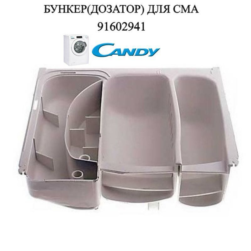 Бункер (дозатор) для стиральной машинки Candy 91602941 #1