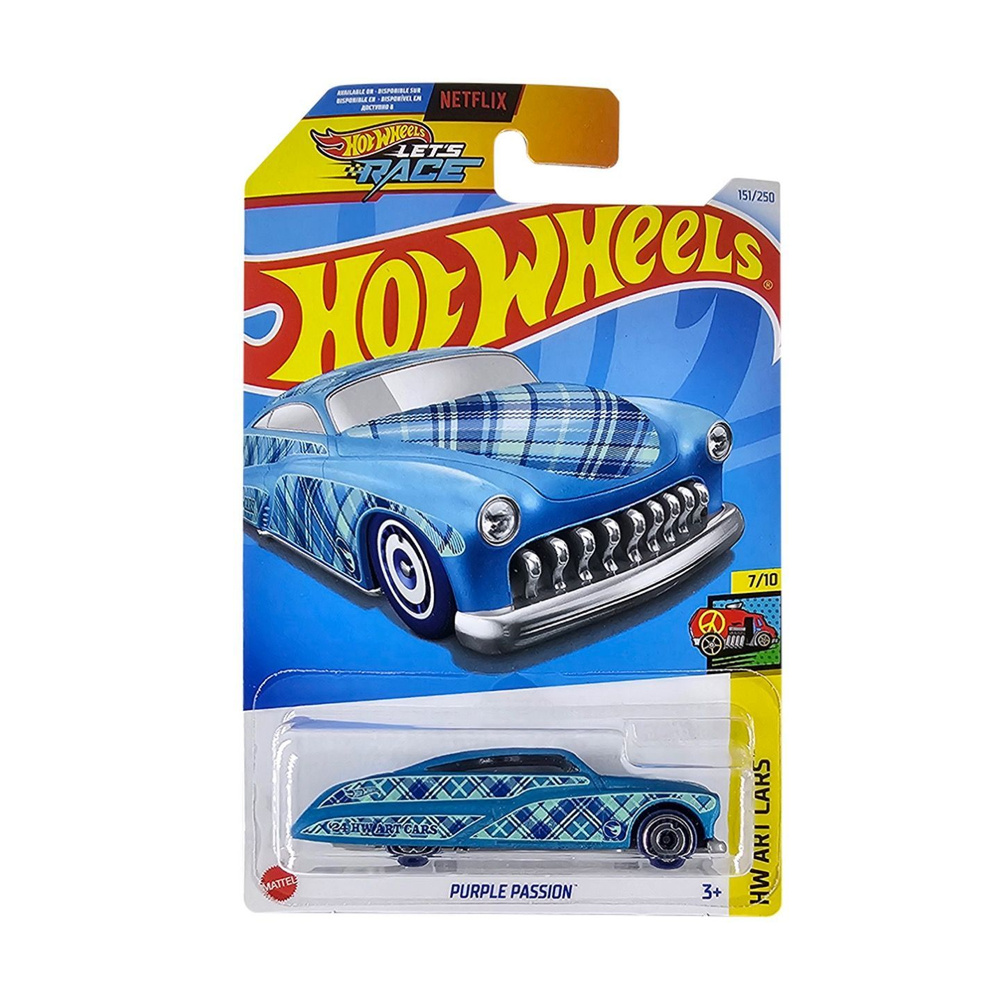 HTF22 Hot Wheels машинка металлическая игрушка коллекционная масштабная модель Purple Passion TH Кейс #1