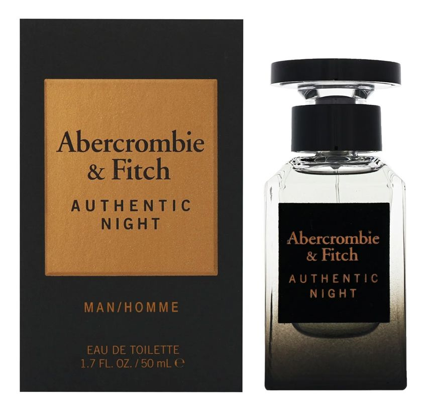 Abercrombie & Fitch Туалетная вода Authentic Night Homme 50 мл #1