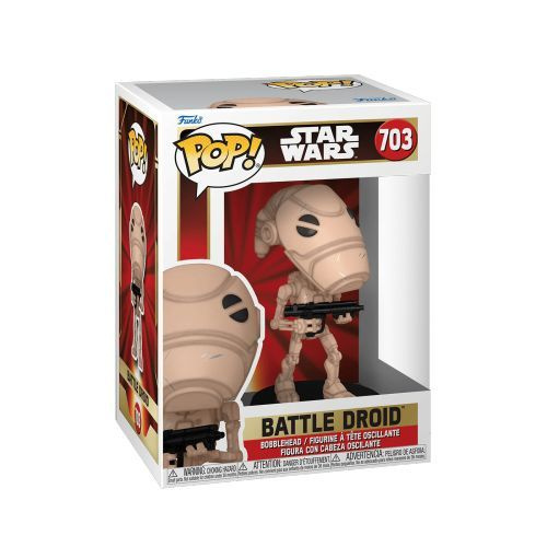 Фигурка Funko Pop! Star Wars: Battle Droid (Фанко Поп Боевой дроид из фильма Звёздные войны)  #1