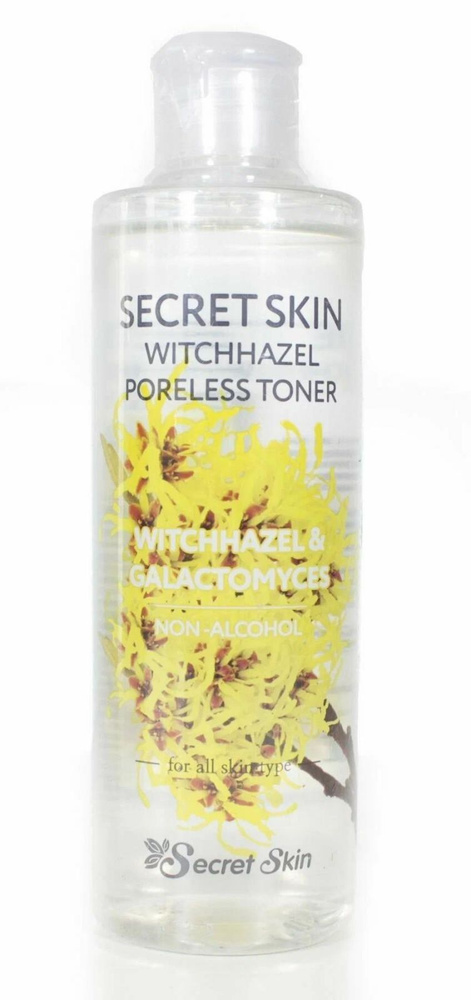 Тонер для лица SECRET SKIN "Witchhazel Poreless" New, с экстрактом гамамелиса, 250 мл  #1