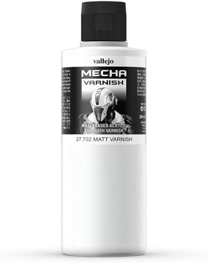 Акриловый матовый лак MECHA COLOR MATT VARNISH 200мл. (арт.V-27702) #1