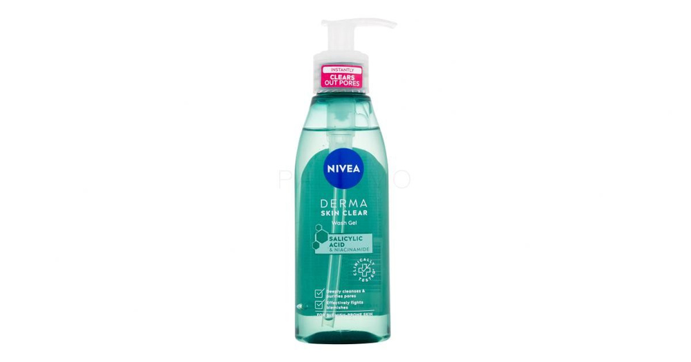 Nivea Гель для умывания Derma Skin Clear, 150 мл #1