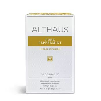 Чай травяной Althaus Pure Peppermint пакетированный 20 х1.75 г, Германия  #1