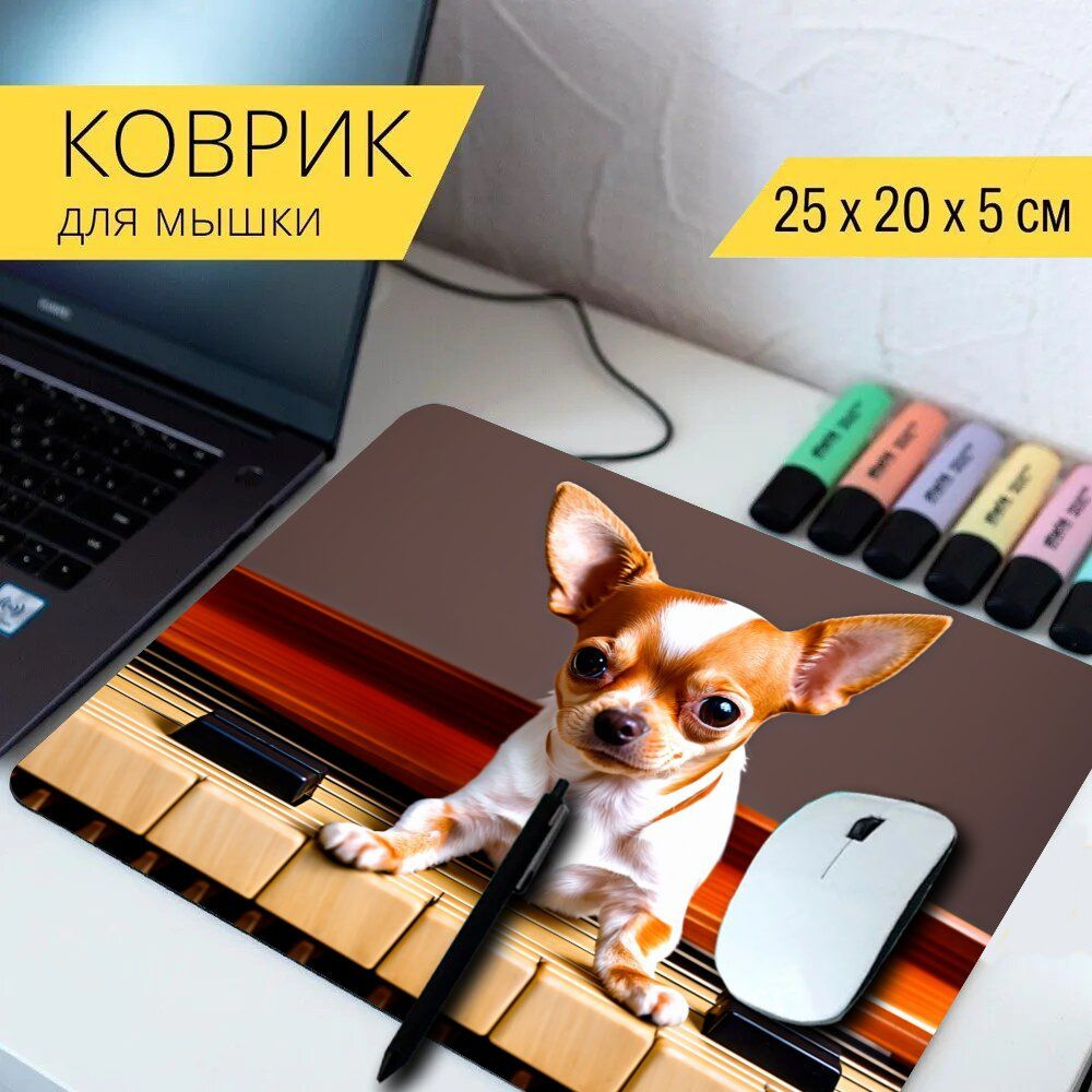 LotsPrints Коврик для мыши poc-THEMES-DOGS-298, разноцветный #1