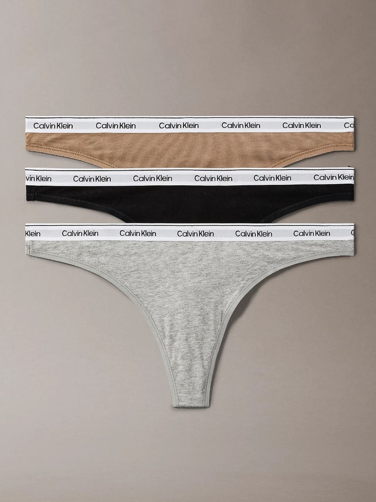 Комплект трусов стринги Calvin Klein Underwear, 3 шт #1