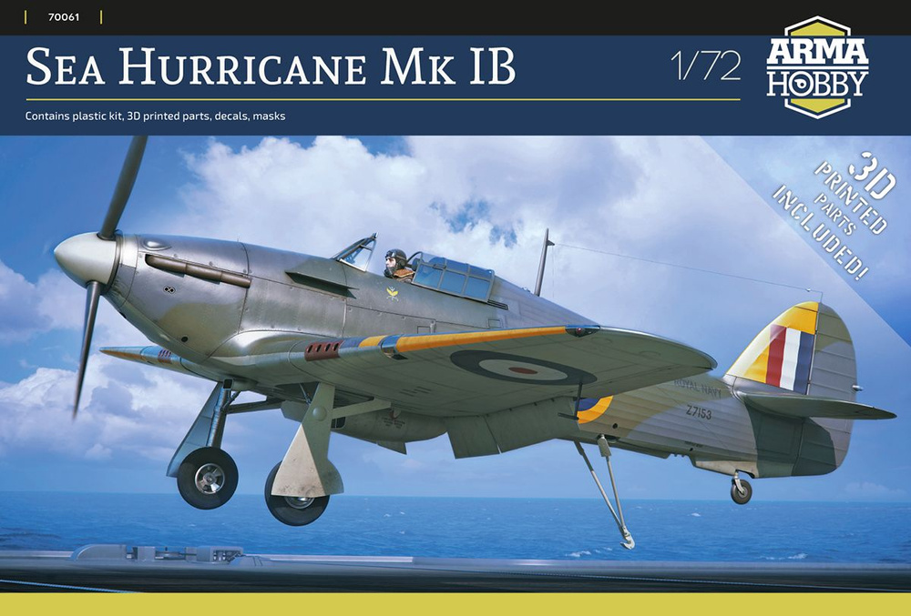 Сборная модель 1/72 Hawker Sea Hurricane Mk.Ib (Arma Hobby) #1