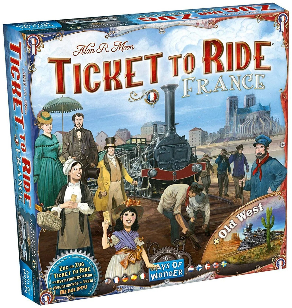 Настольная игра Билет на поезд Ticket to Ride Map Collection: Volume 6 Франция  #1