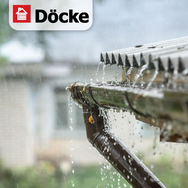 Docke-УПРАВЛЯЙ ДОЖДЕМ! Самый большой выбор водостоков для крыши дома из ПВХ