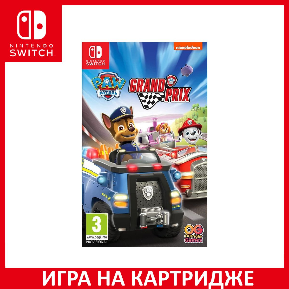 Игра на Картридже PAW Patrol: Grand Prix Полное Издание (Complete Edition) (Switch)