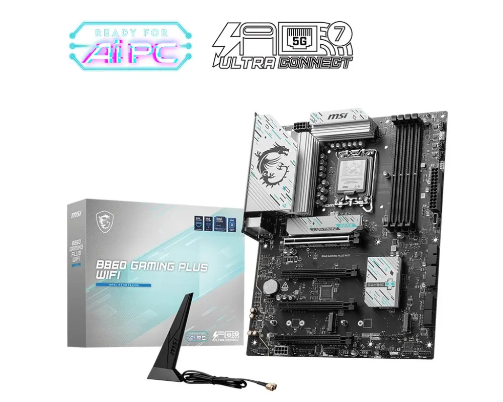 MSI B860 GAMING PLUS WIFI LGA 1851 DDR5 Материнская плата