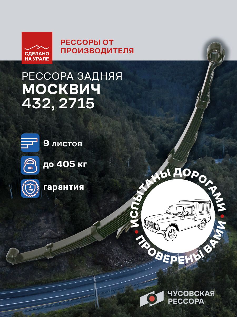 РессоразадняядляМосквич432,27159листов