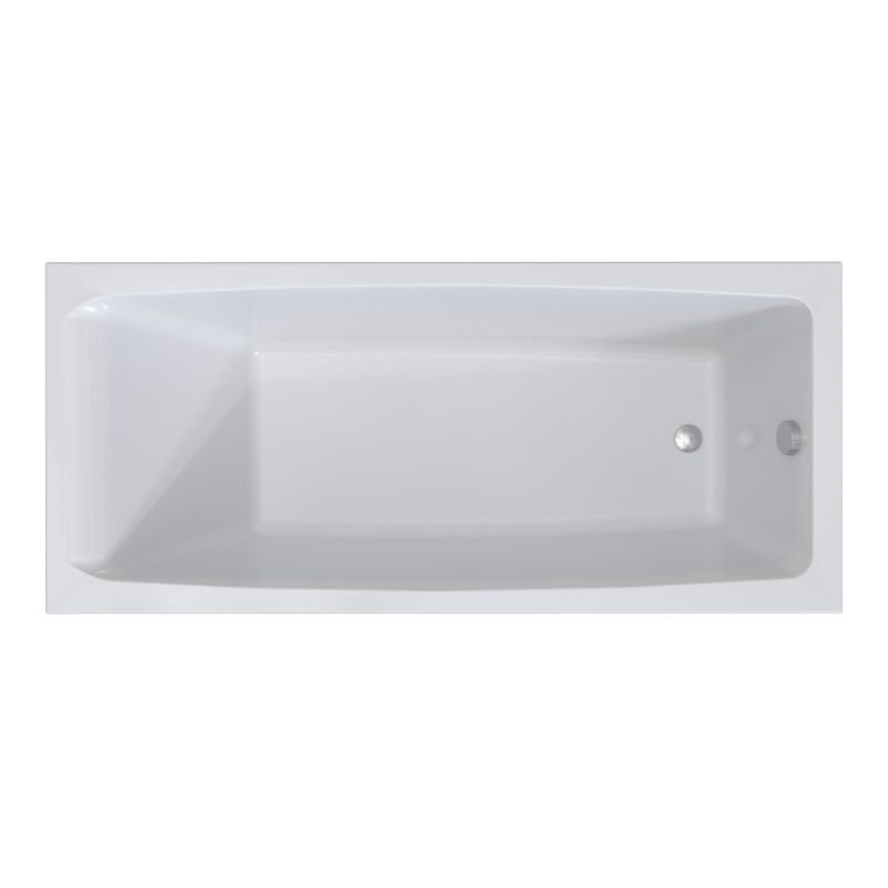 Акриловая ванна Радомир Веста 170х70 на металлическом каркасе + фронтальная панель + слив-перелив с сифоном #1