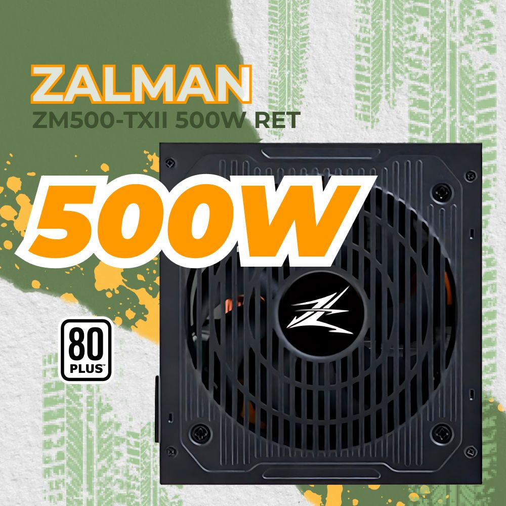 Zalman Блок питания компьютера SSR-500PL, 500 Вт (ZM500-TXII) #1