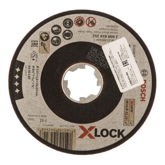 Bosch Круг отрезной 115 x 1.6 x 22.23, M14, X-Lock #1