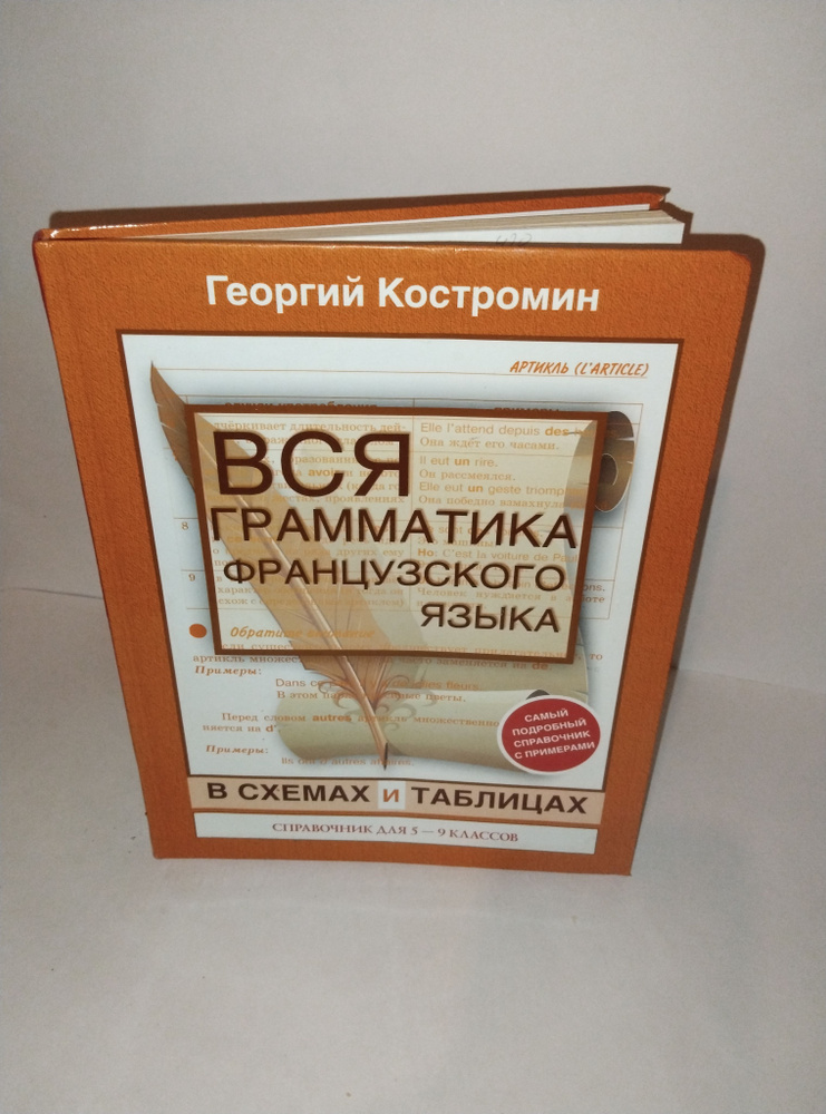 Вся грамматика Французского языка в схемах и таблицах. Справочник для 5-9 классов | Костромин Георгий #1