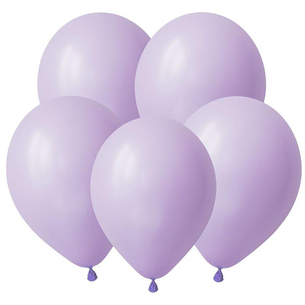 Фиолетовый Макаронс, Пастель / Floral Macarons, латексный шар, 46 см, 10 шт  #1