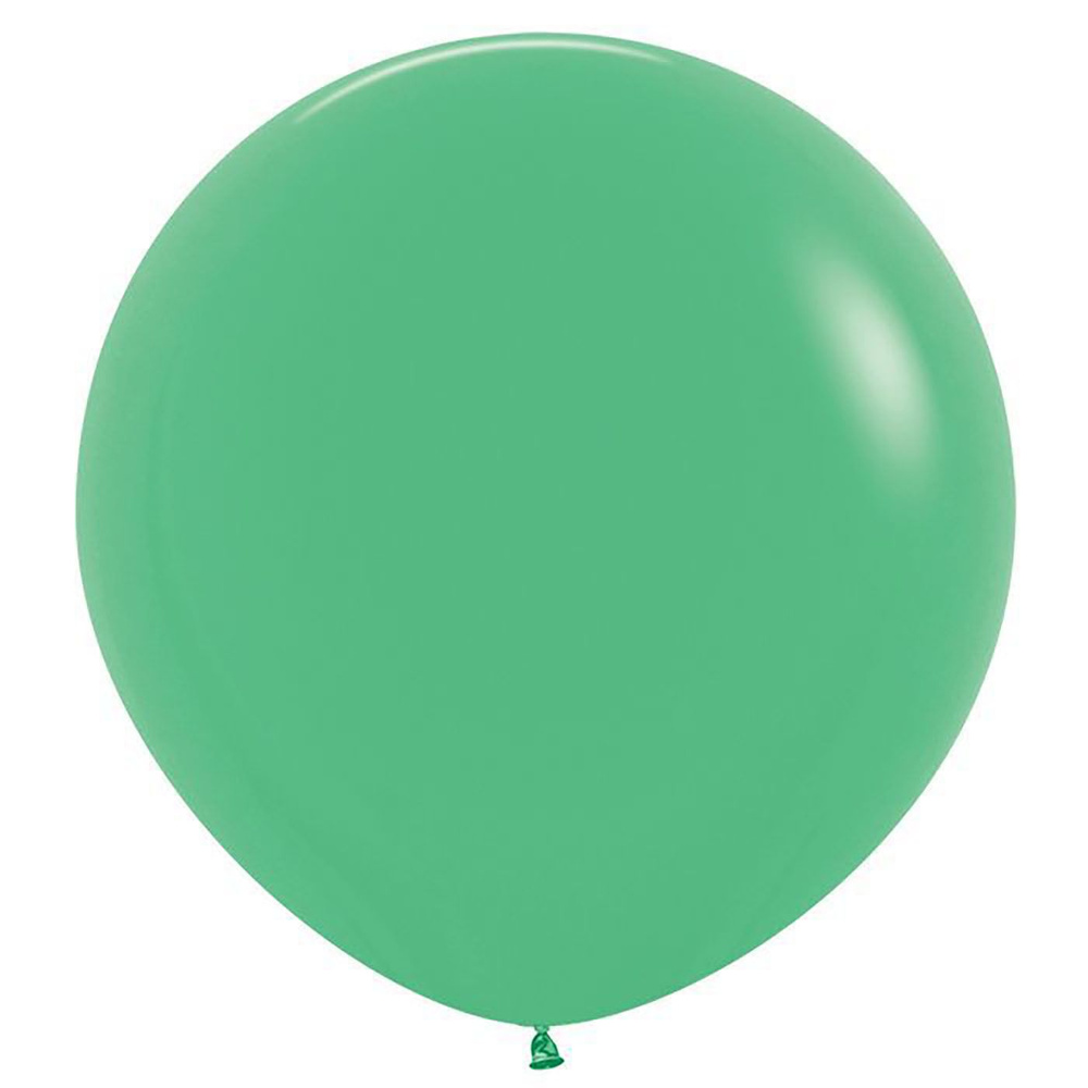 Зеленый, Пастель / Green, латексный шар, 60 см, 10 шт #1