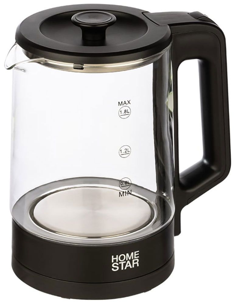 Чайник электрический Homestar HS-1008 107010, черный #1