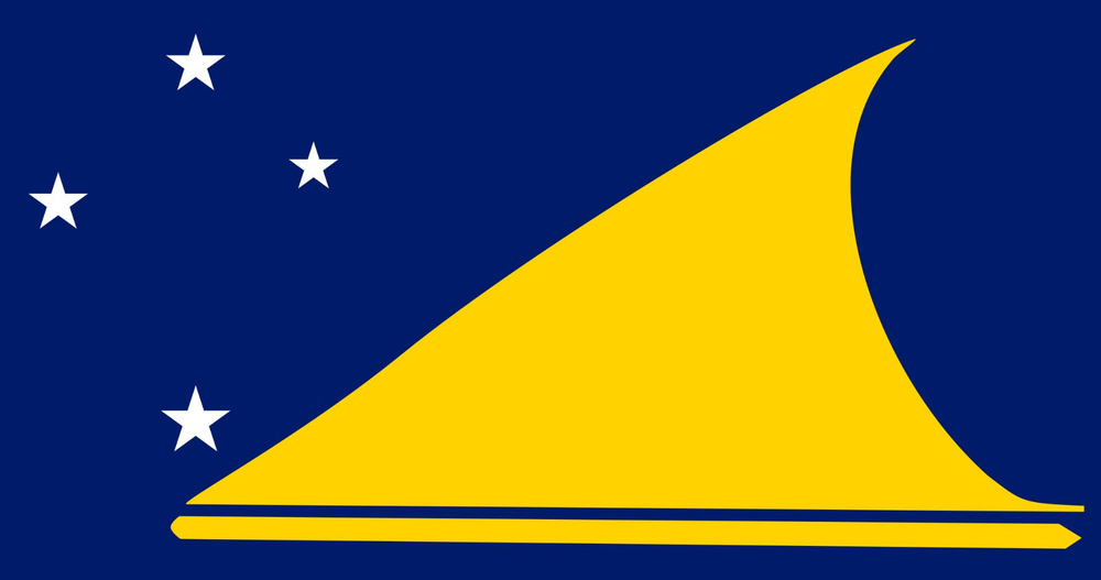 Флаг Токелау 90х135 см с люверсами #1
